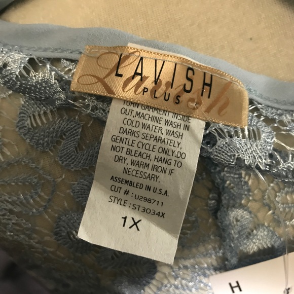 Baby Blue Lace Top - Picture 8 of 8